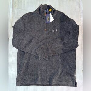 Polo Ralph Lauren Men's Gray Quarter-Zip Pullover